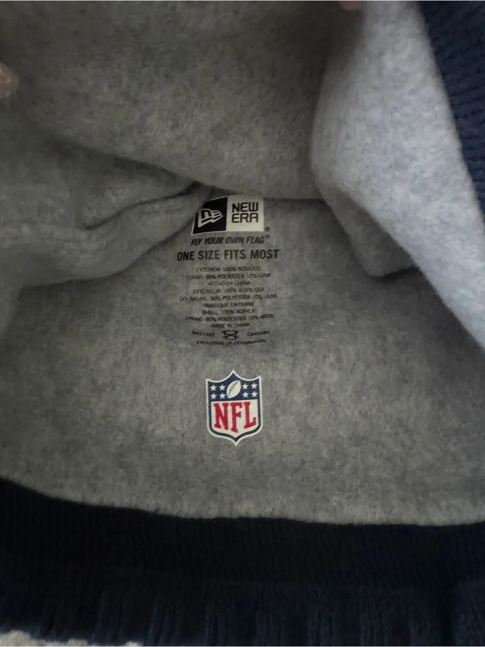 Seattle Seahawks Pom Beanie - Neon Green & Navy